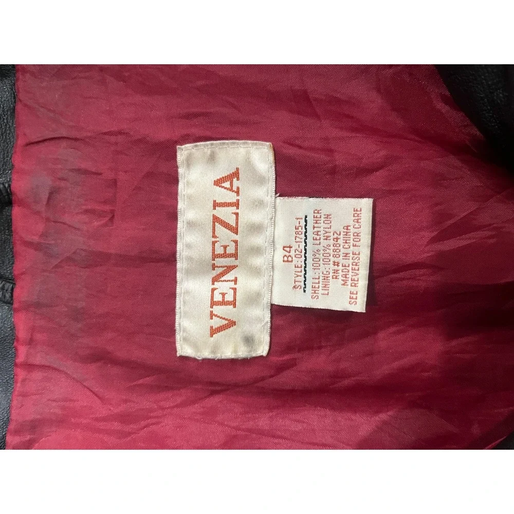 Mens Black Leather Trench Coat Pink Trim‎ Duster Jacket Outerwear Venezia